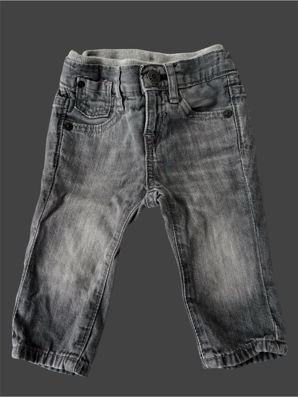 Baby Gap 1969 Premium Grey Denim Jeans - Size 6-12 Months